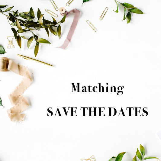 Corresponding Save The Dates