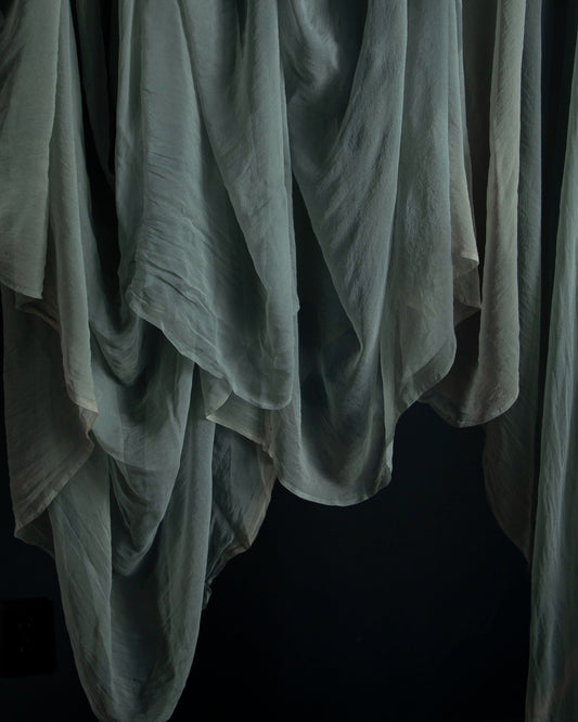 Seaglass {Sheer Silk Runner}