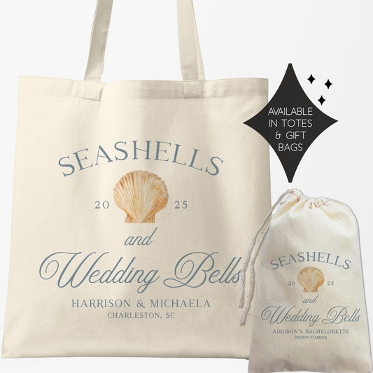 Seashells & Wedding Bells Bags
