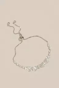 Cubic Zirconia Vine Pull Bracelet