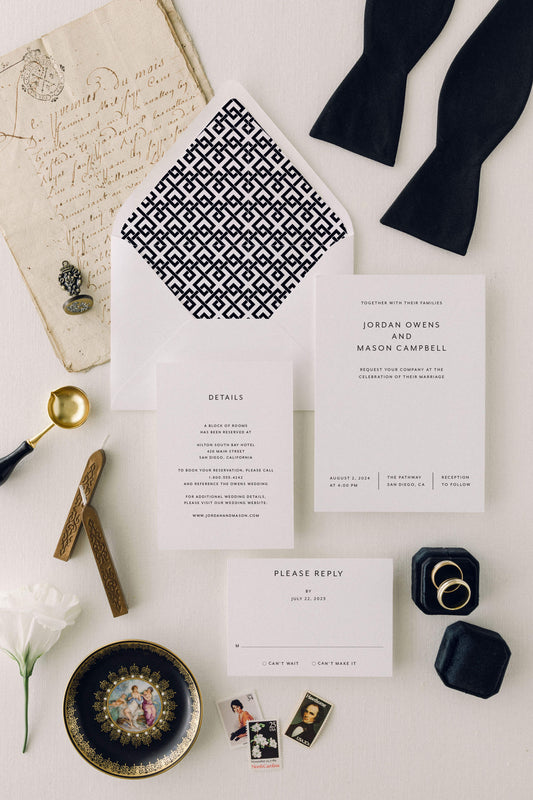 Simple Wedding Invitation | The Jordan (NEW)
