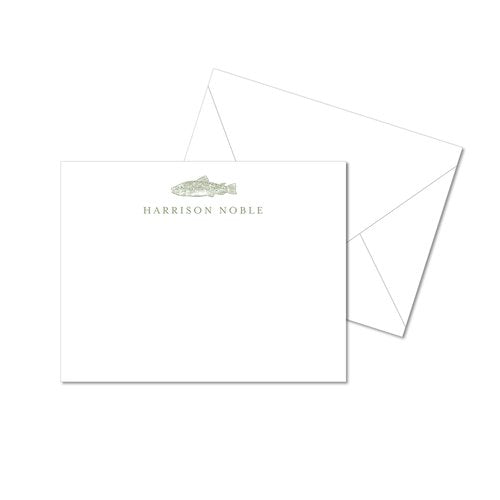 Gone Fishing Stationery