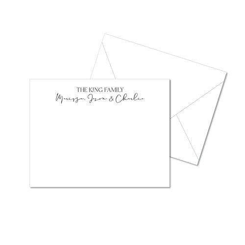 Family Names Stationery