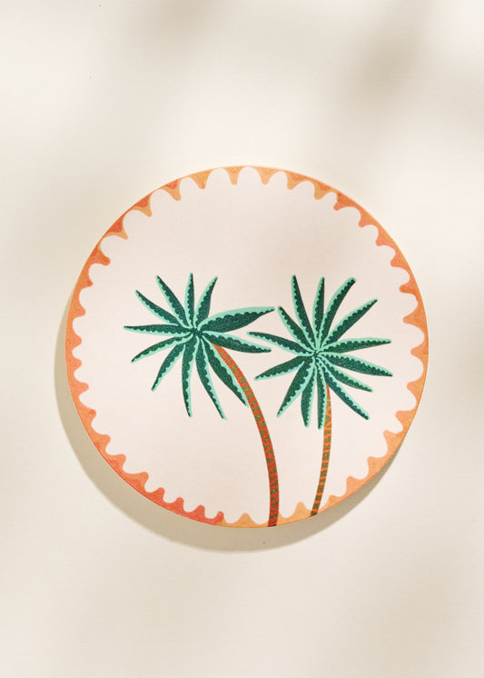Palm Trees Coasters - Set of Four