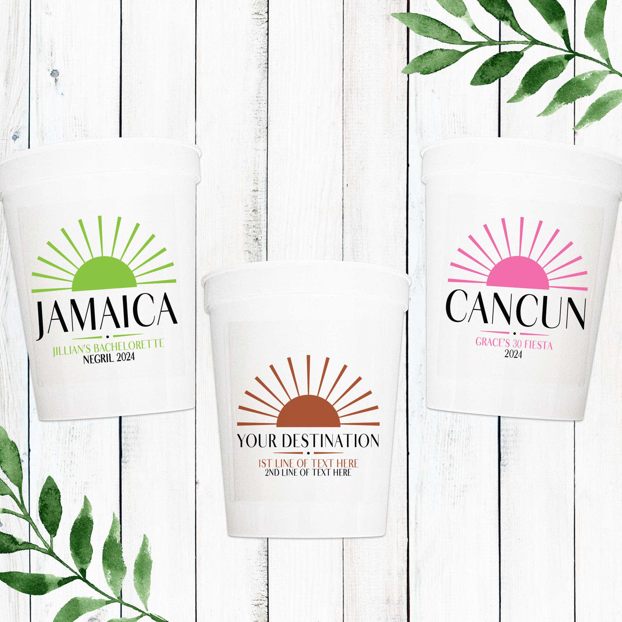 Sunshine Cups + Labels