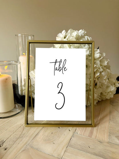 Table Numbers - 10% SIGN UP DISCOUNT