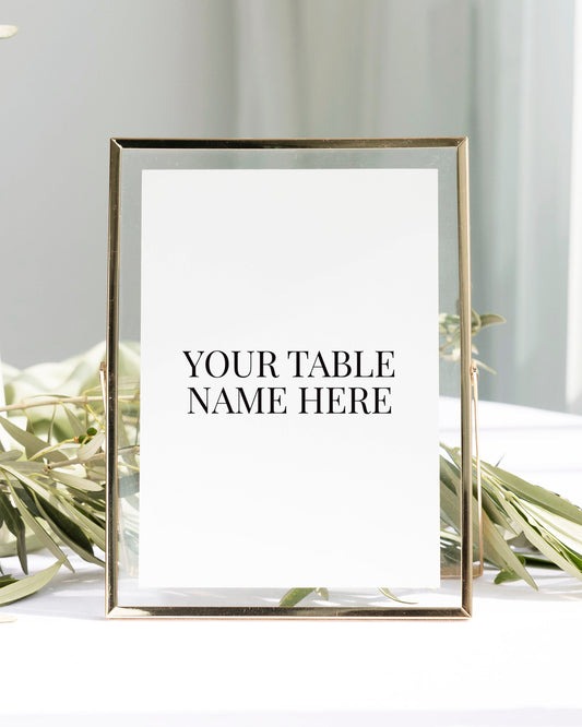 Persephone Table Name Cards