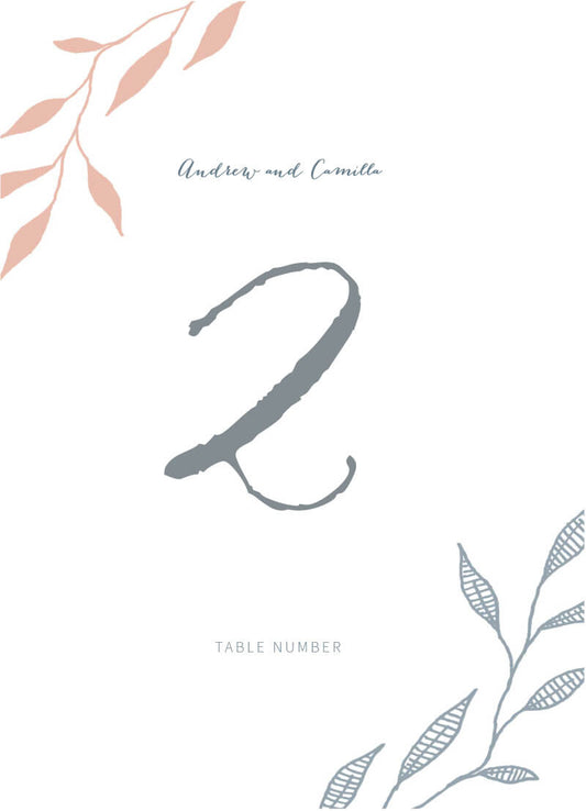 LeavesTable Number by Amelia S.