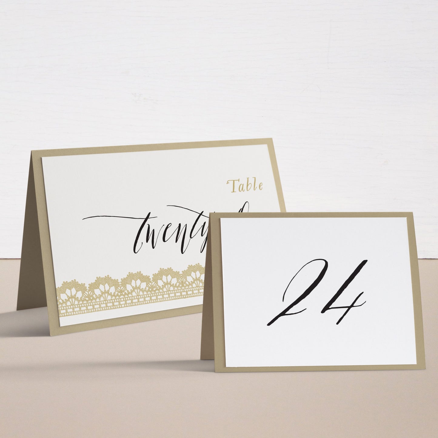 Modern Boho Tented Table Numbers