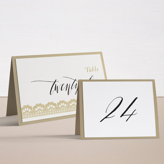 Modern Boho Tented Table Numbers