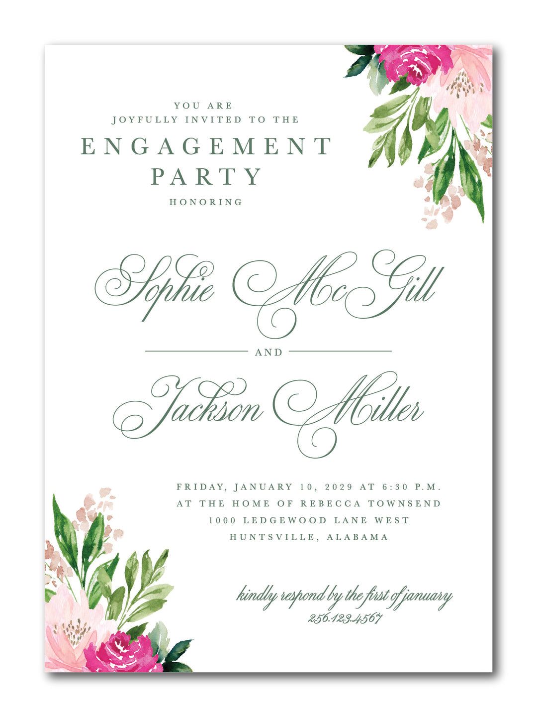 The Sophie Engagement Party Invitation