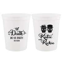 Til Death Do Us Party Wedding Reception Stadium Cups