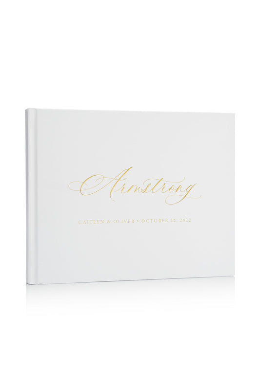 Traditional Wedding Guest Book | The Caitlyn