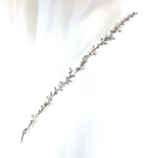 Dainty Pearl And Crystal Vine Style No. 242700