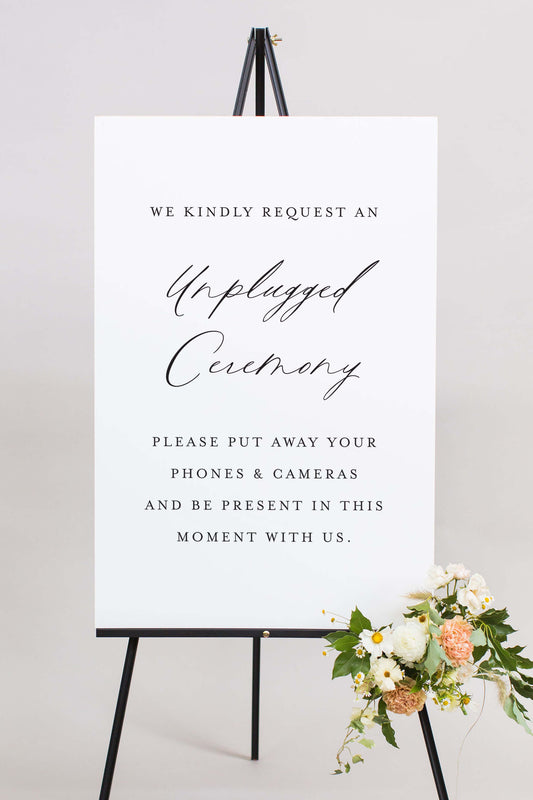 Gatorboard Unplugged Wedding Sign | The Amelia
