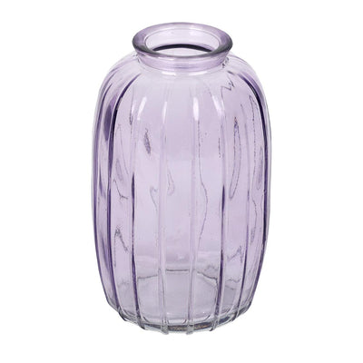 Lilac Tall Glass Bud Vase 12cm