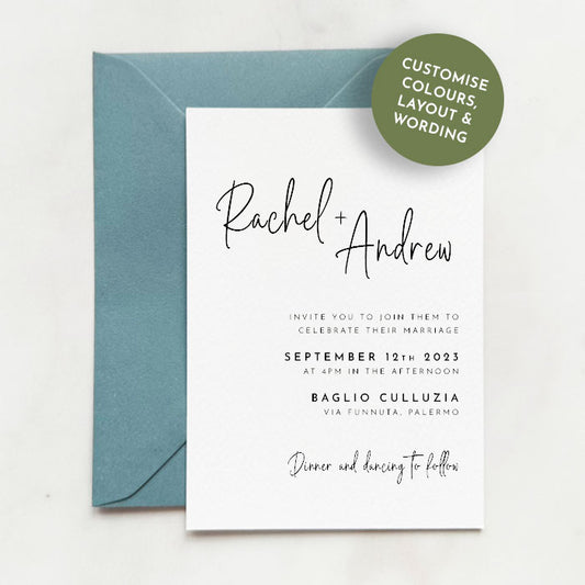 Hera Wedding Invitation | Day Guest