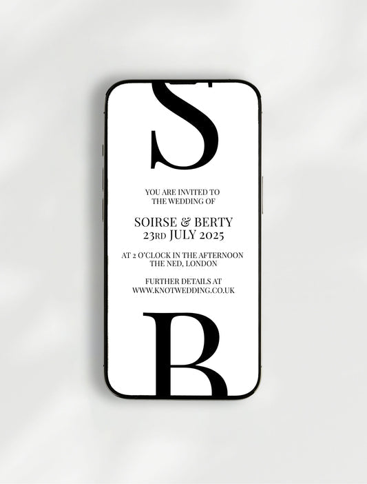 Calypso Wedding Invitation | Digital E-Invite