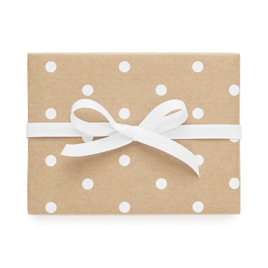 Kraft Polka Dot Wrapping Paper Wedding Gifting