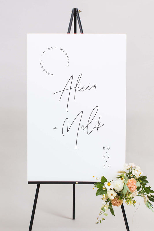 Gatorboard The Alicia Ii | Wedding Welcome Sign