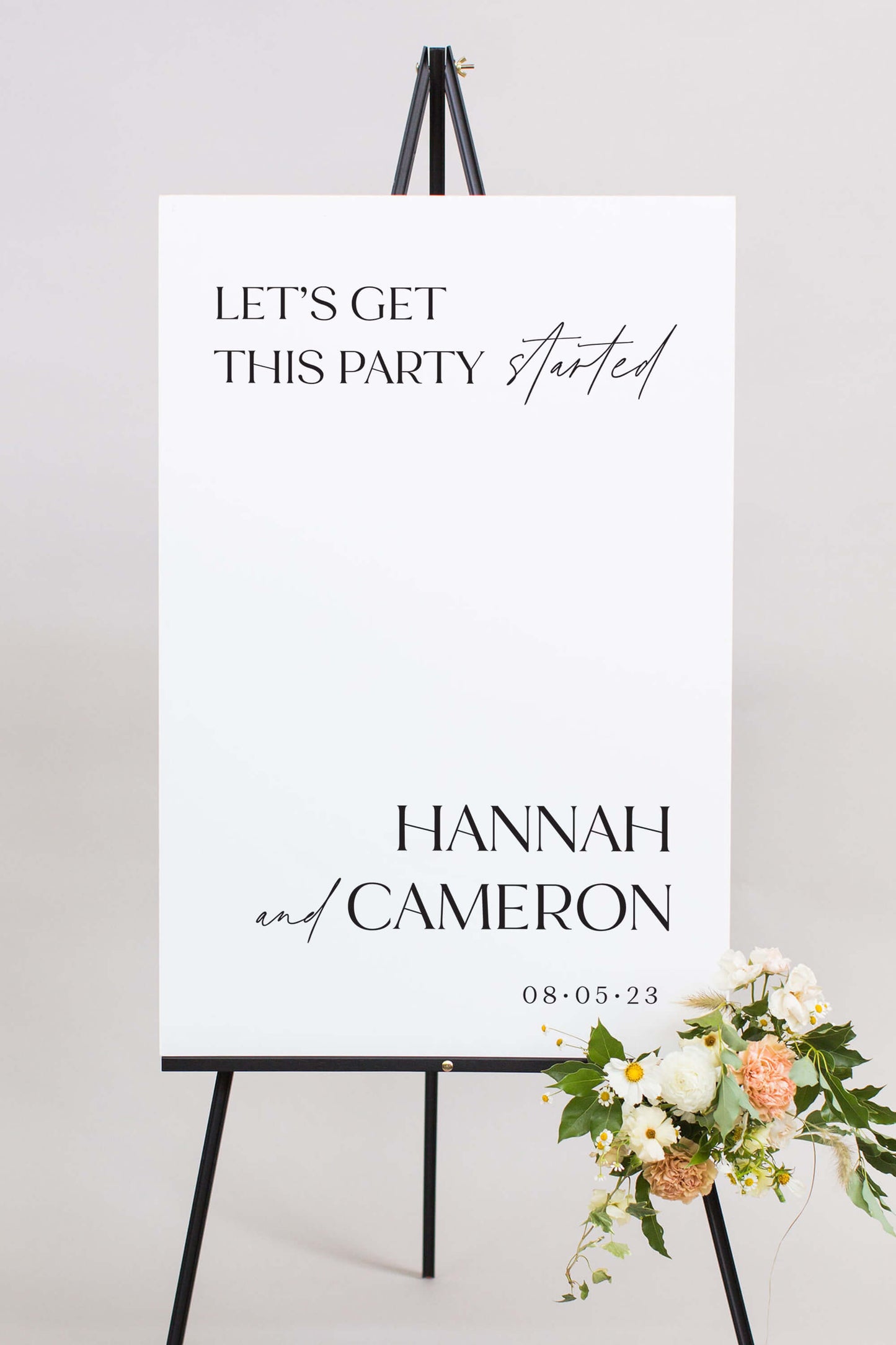 Gatorboard The Hannah | Wedding Welcome Sign