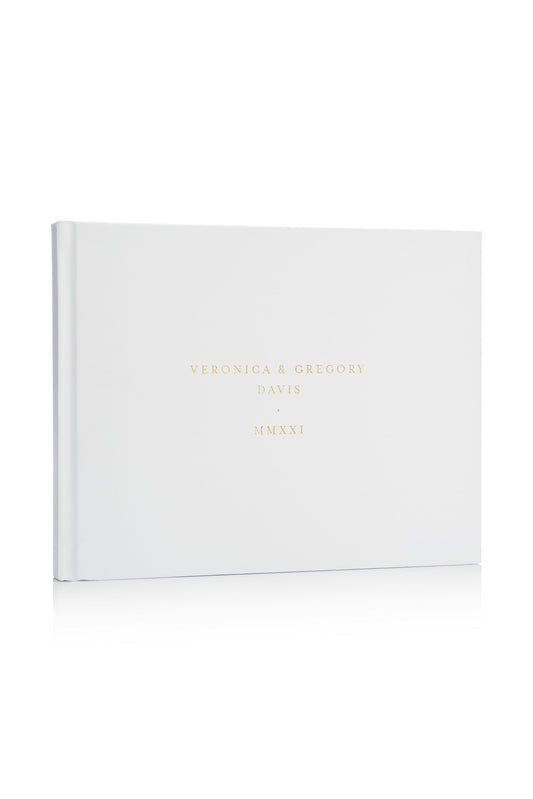 Wedding Guest Book With Lined Pages | The Veronica