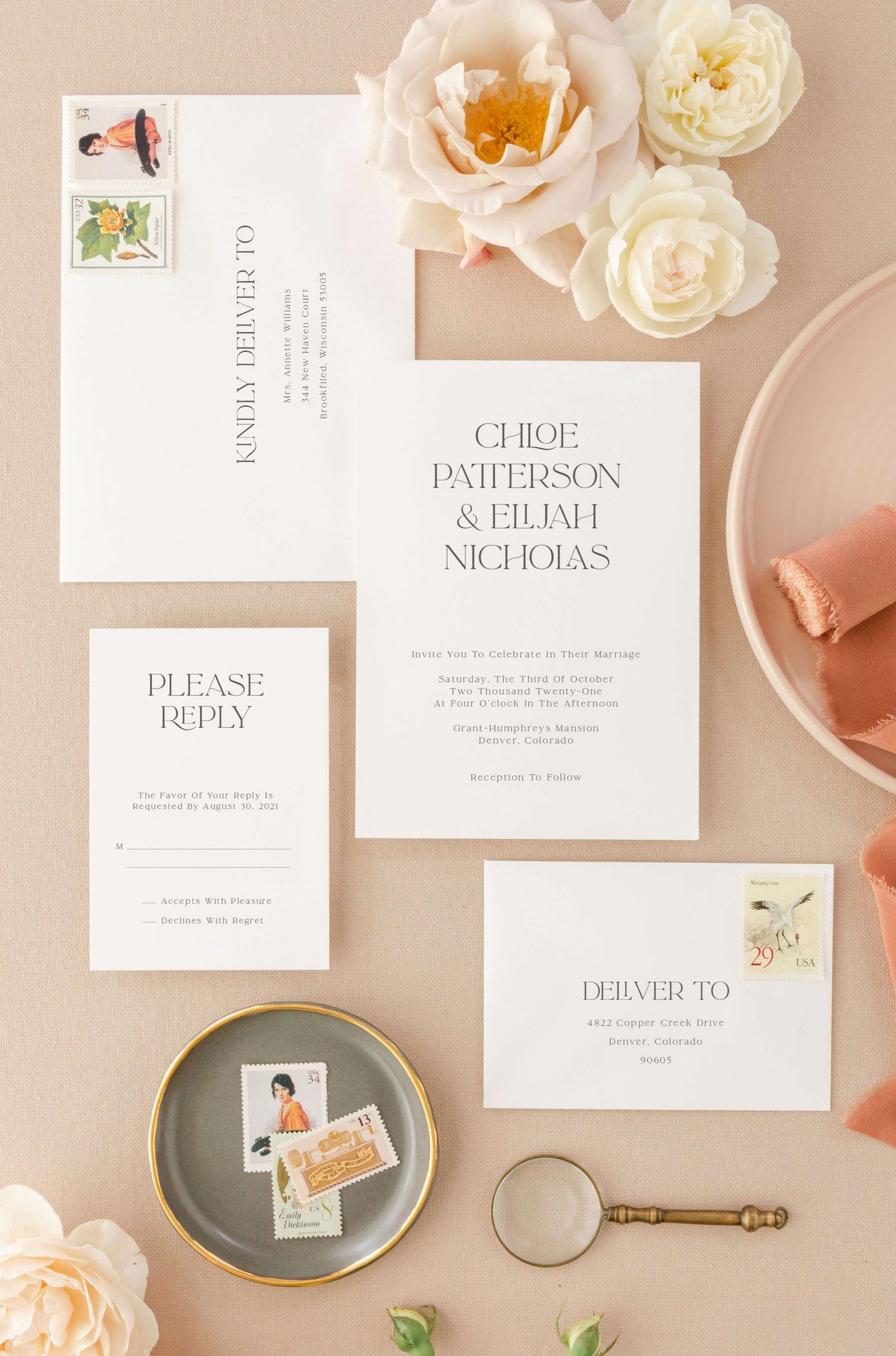 Wedding Invitation Design | The Chloe
