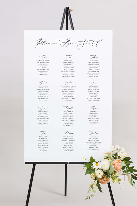Gatorboard Wedding Seating Chart Ideas | The Madison