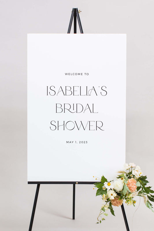 Gatorboard Wedding Shower Sign | The Isabella