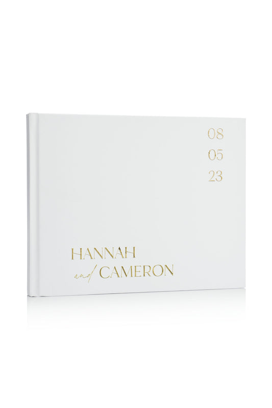 Wedding Signing Book | The Hannah