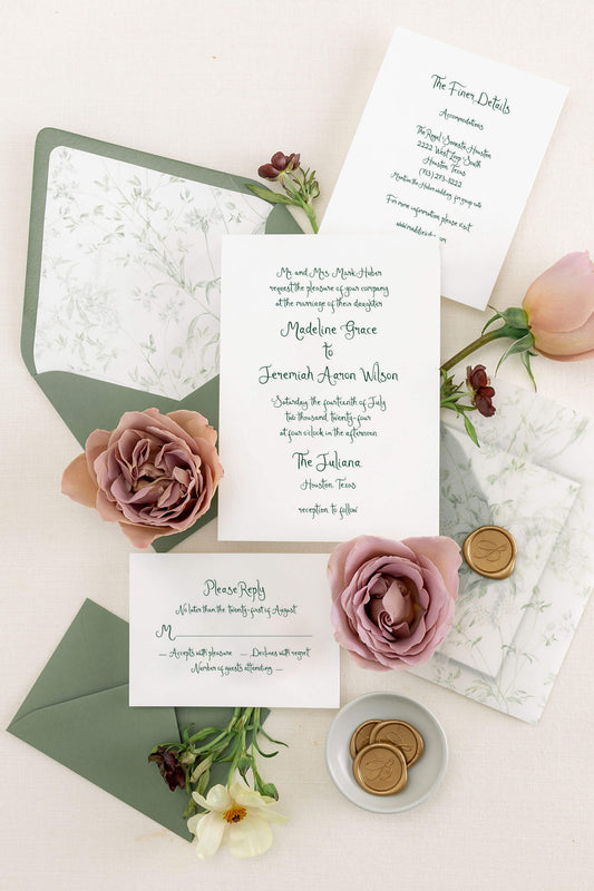 Wedding Stationery Suite | The Madeline