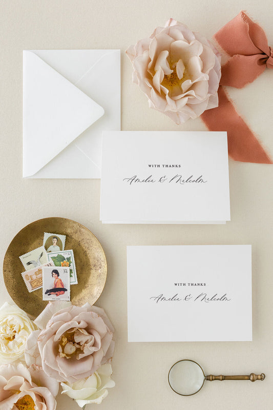 Wedding Thank You Card | The Amelia