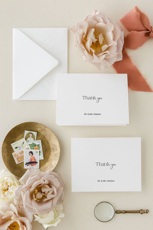 Wedding Thank You Card | The Kylie