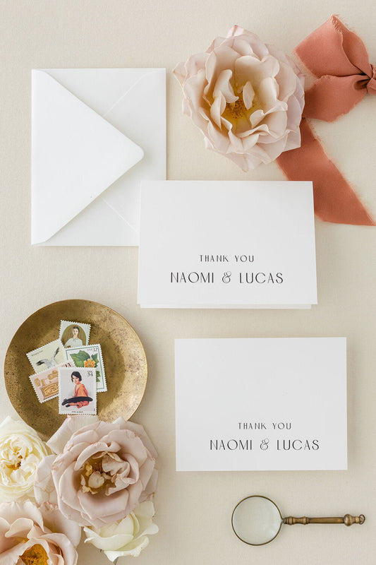 Wedding Thank You Card | The Naomi