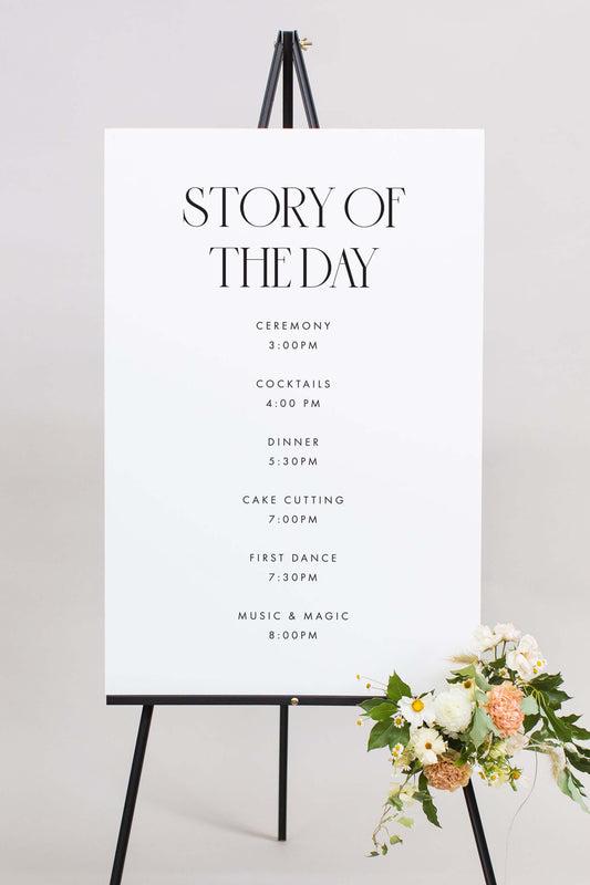 Gatorboard Wedding Timeline Of Events | The Brittany