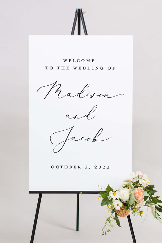 Gatorboard Wedding Welcome Sign | The Madison