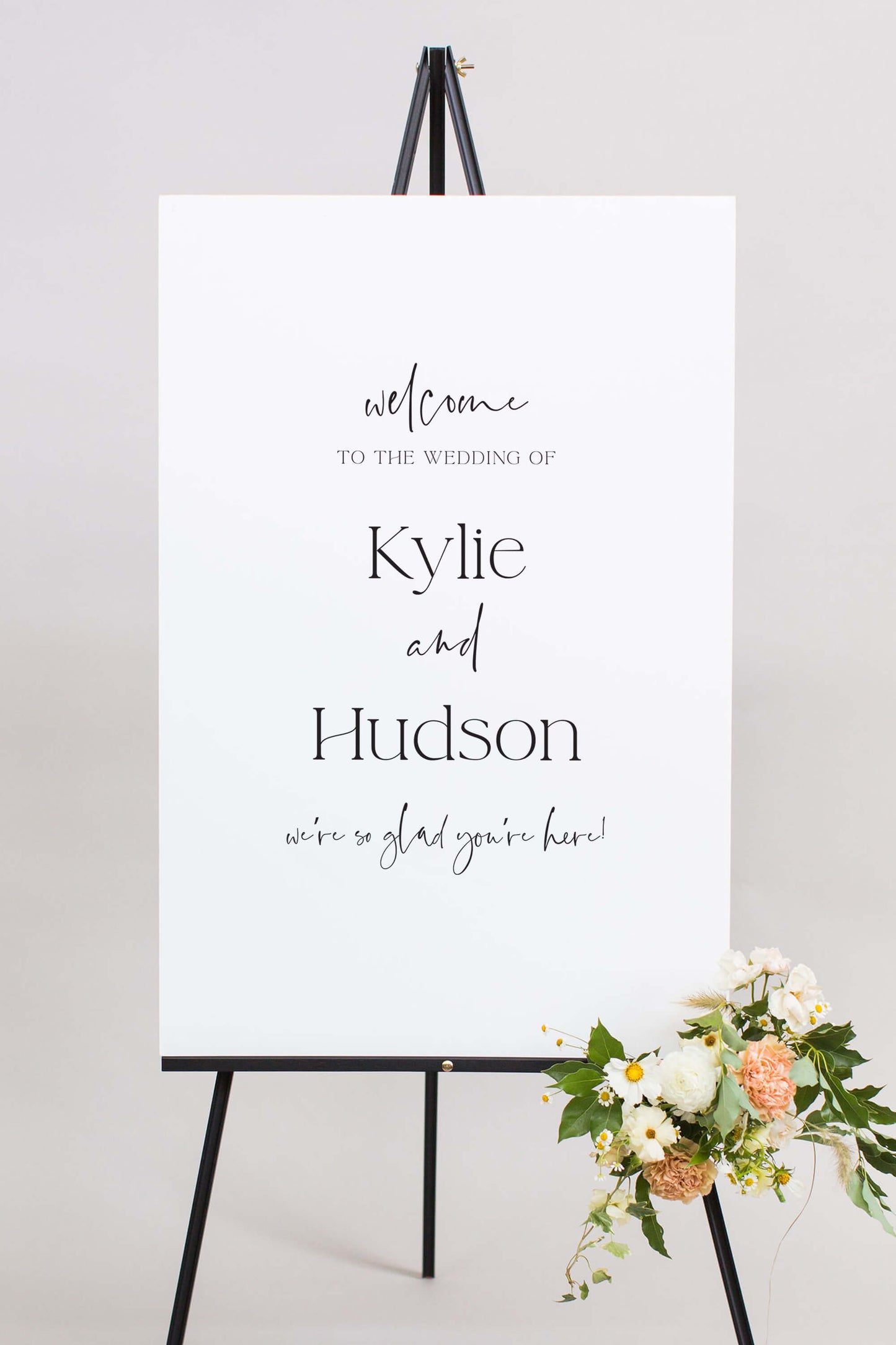 Gatorboard Welcome To Our Wedding Sign | The Kylie