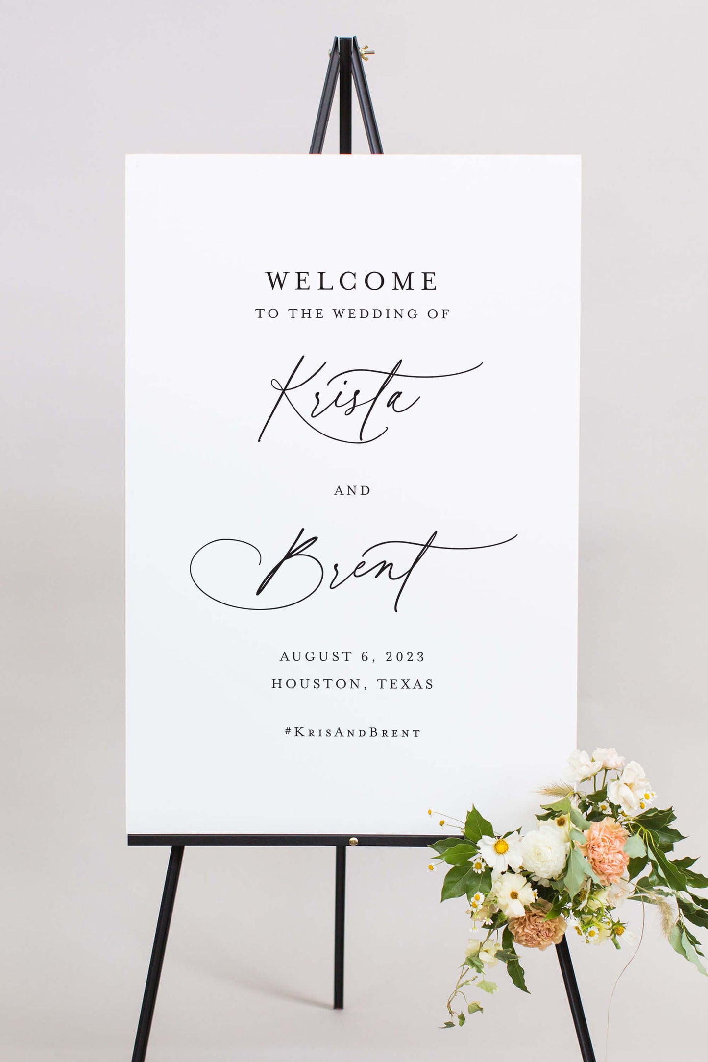 Gatorboard The Krista | Wedding Welcome Sign