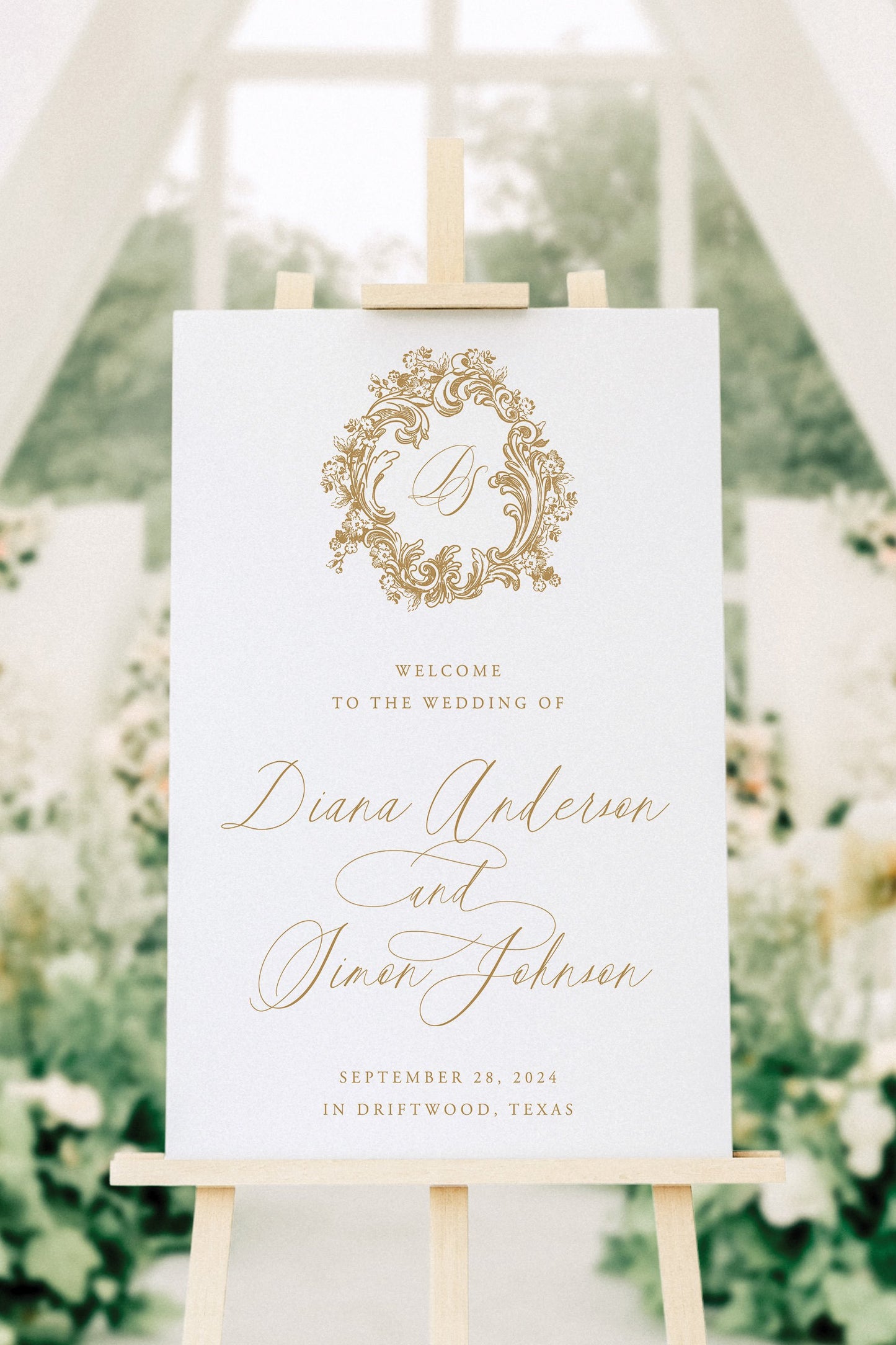 Tavi | Wedding Welcome Sign