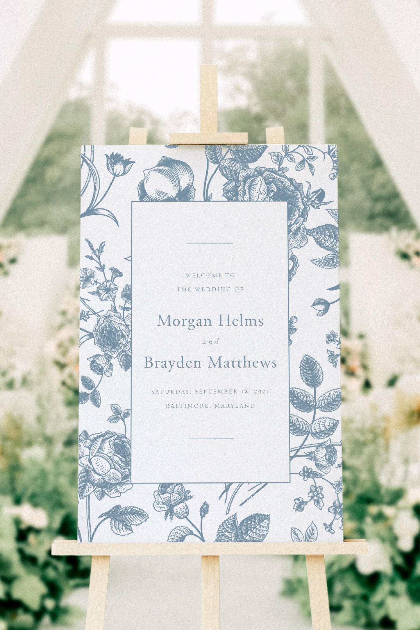 Diana | Wedding Welcome Sign