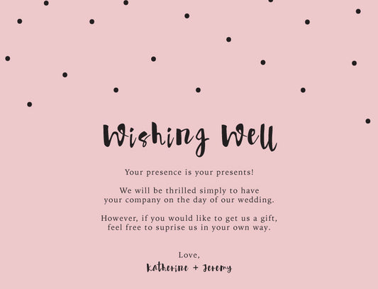 Dots Wishing Well by Lina L.