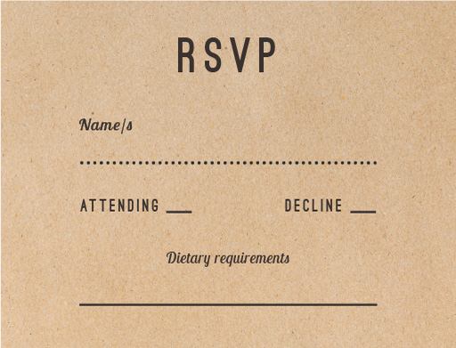 Woodstock RSVP Cards by Stefan A.