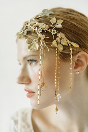 Dragonfly Dancer 1920'S Wedding Headpiece No. 2365