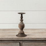 9.5" Aged Wood and Metal Spindle