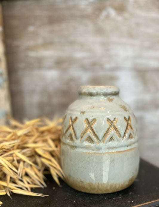 5" Aztec Vase