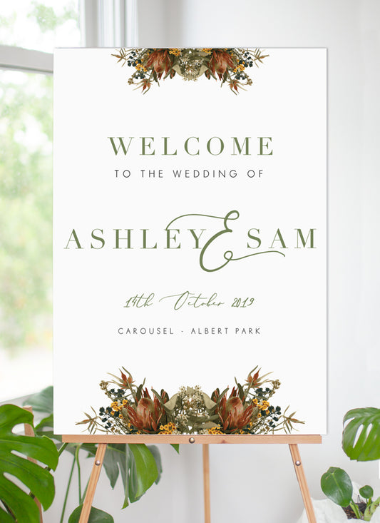 A Native Circle Wedding Sign by Joanna H.