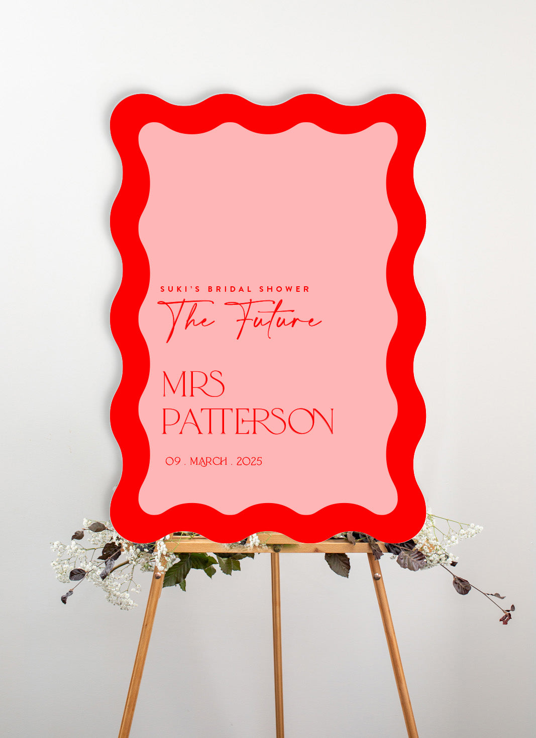Grace Bridal Shower Sign by Shab M.