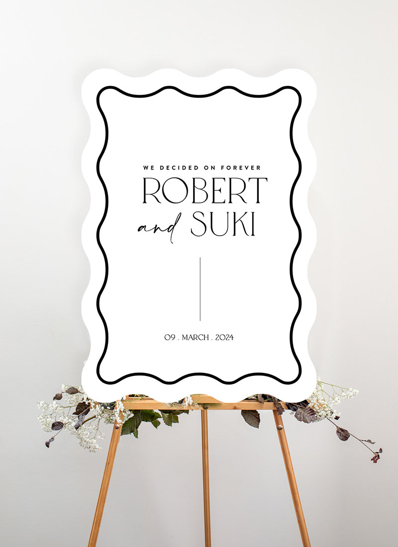 Grace Wedding Sign by Shab M.