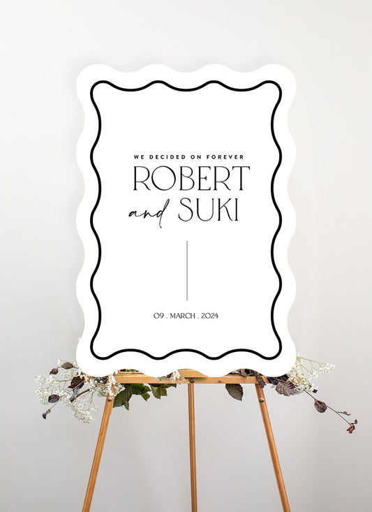 Grace Wedding Sign by Shab M.