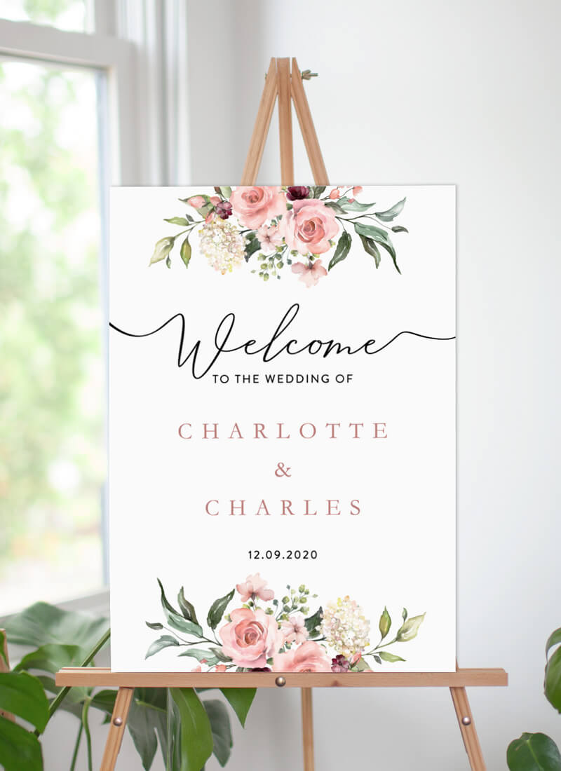 Burnt Butter Cakes Wedding Sign by Burnt Butter